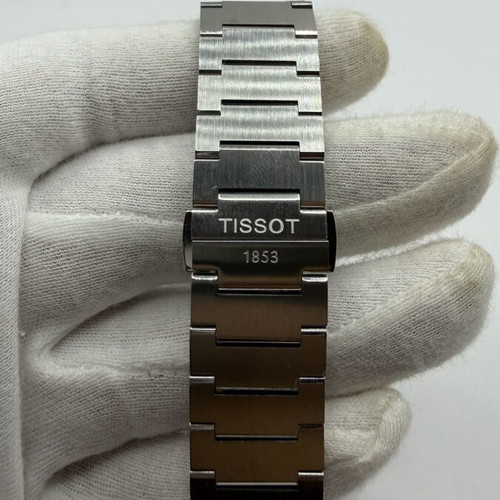 Tissot PRX Quartz watch, blue and silver