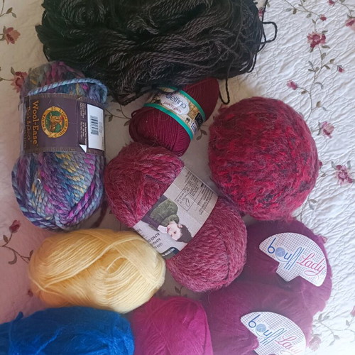 Hair for knitting new, pack 850 g