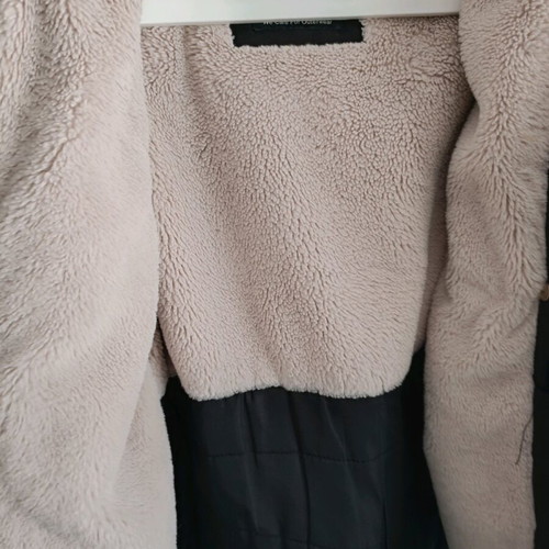 Pull & Bear women's jacket used, black with lining and hood