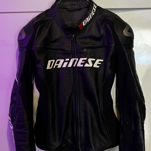 Dainese Racing D1 leather motorcycle jacket, size 56