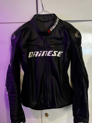 Dainese Racing D1 leather motorcycle jacket, size 56