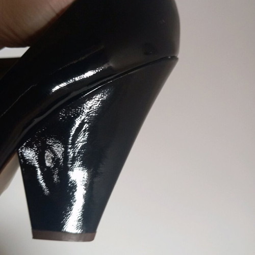 Ash patent leather heels new, size 39