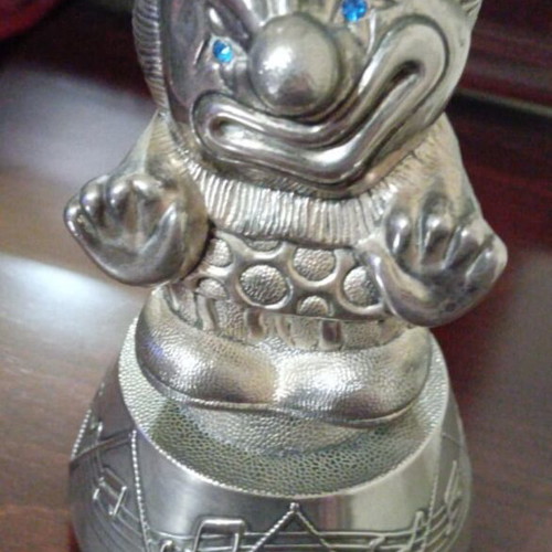 Musical piggy bank Silver like new