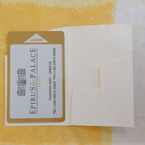 Epirus Palace Hotel key used, hotel collectible