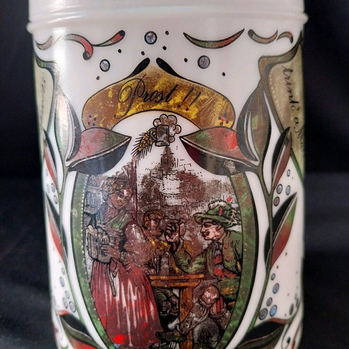 Original BMF Bierseidel Germany hand painted beer stein