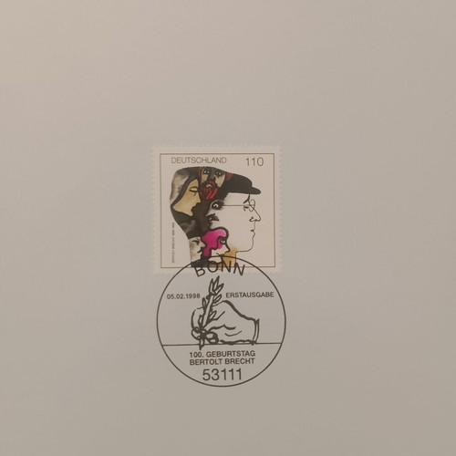 Germany 1998 stamp with Bonn first day cover cancellation