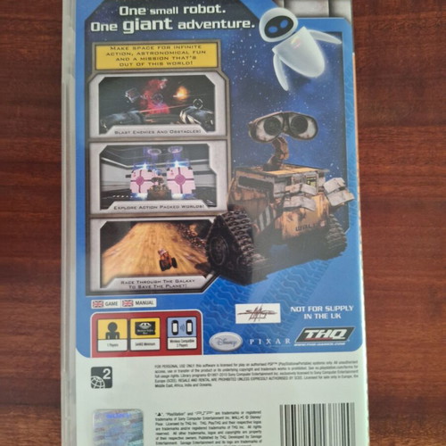WALL·E PSP game used with disc and manual