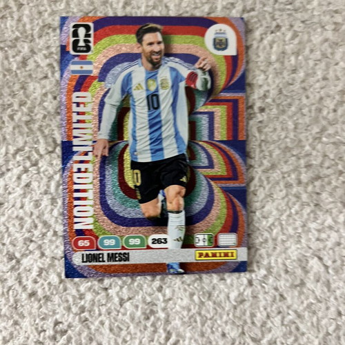 Lionel Messi limited edition sticker like new