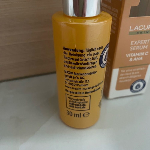 Lacura Skin Expert Serum Vitamin C & AHA parfum free new 30 ml