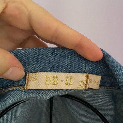 Denim blouse used, blue