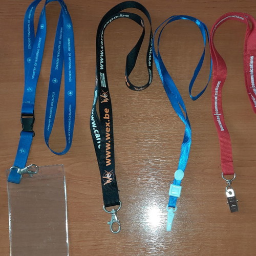 Conference badges used, pack of 6 pieces