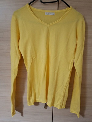 Long-sleeve women's blouse yellow one size new