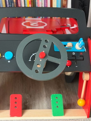 Wooden car workshop toy Lidl like new