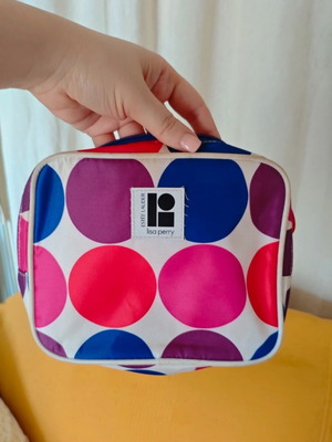 Estée Lauder Lisa Perry Polka Dot Cosmetic Bag new