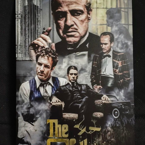 The Godfather metal poster like new, collectible decoration