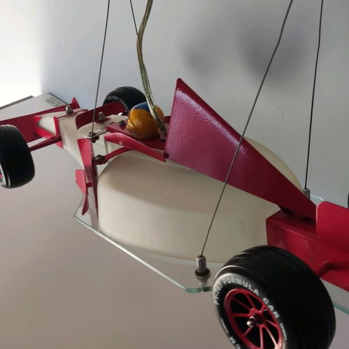 Formula 1 ceiling light for children used