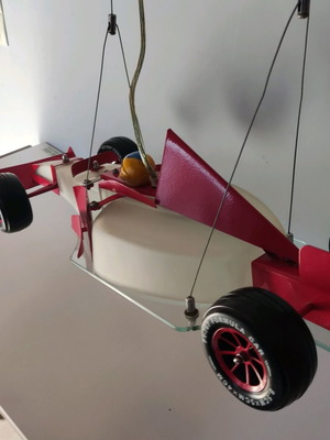 Formula 1 ceiling light for children used