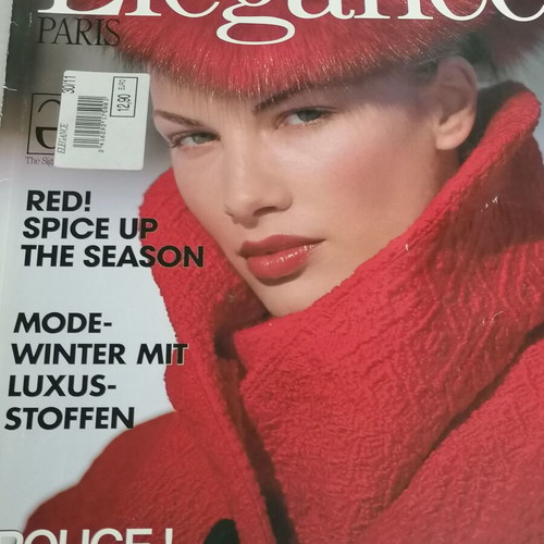 Elegance Paris fashion magazines winter 2003 and summer 2009 like new