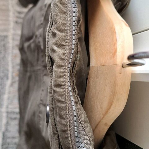 Biston men's jacket used, slightly waterproof, size L, dark khaki