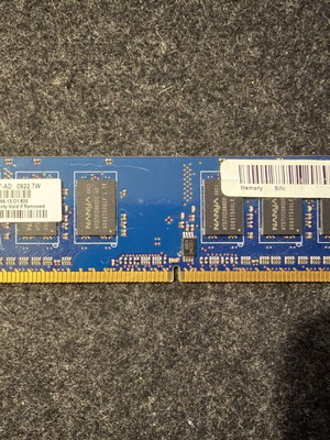 Μνήμη RAM Nanya 1GB DDR2 800MHz Desktop σαν καινούργιο