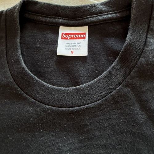 Supreme Top Shotta Tee Black SS22, size S