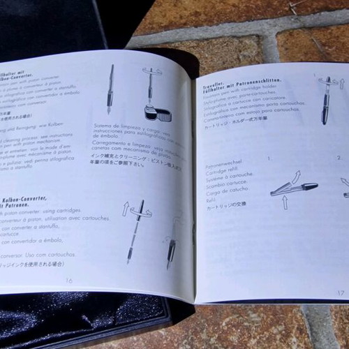 Original Montblanc Meisterstuck box used for Solitaire Doue