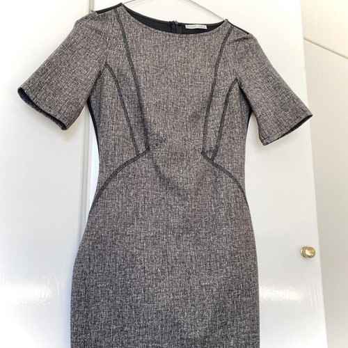 Zara pencil dress new, grey, size S