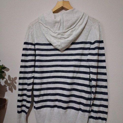 Spring sweatshirt H&M like new, men's, white and blue, size S