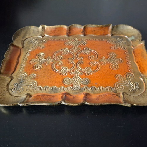 Decorative tray made in Italy used