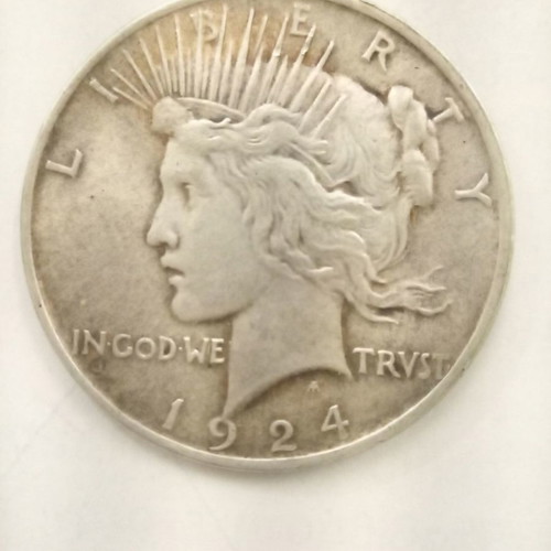1 U.S. dollar 1924 used