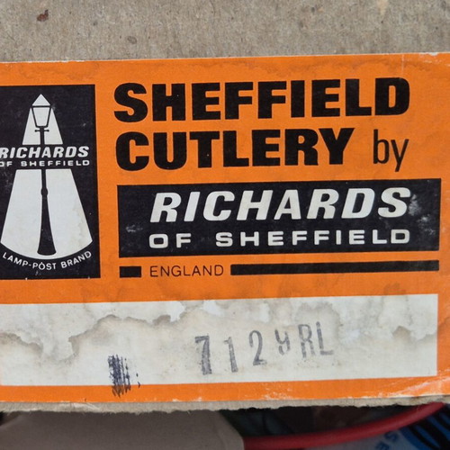 Vintage Sheriff Set Richards of Sheffield England New Old Stock