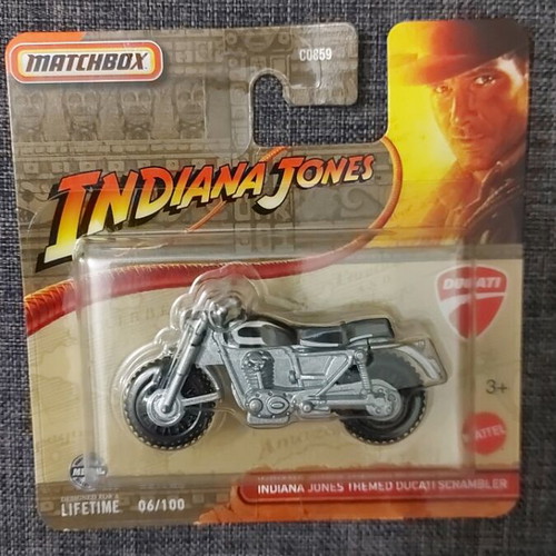 Indiana Jones collectible models new, pack Ducati Scrambler and Ford Tri-Motor