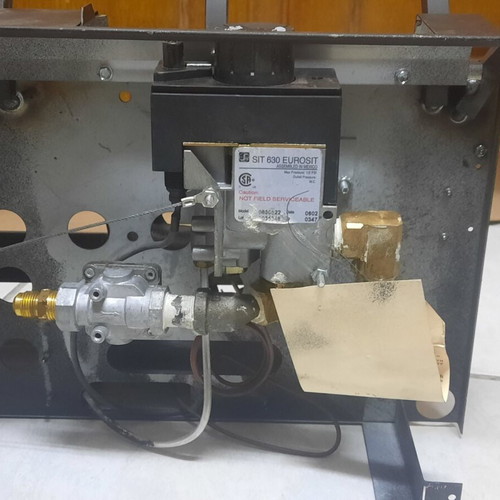 Insert gas or propane burner for fireplace like new