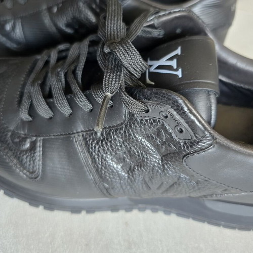 Louis Vuitton Epi Leather Sneakers used, size 44, black