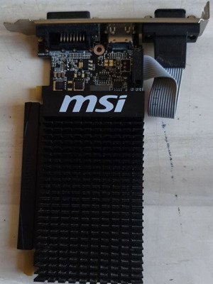 MSI GeForce GT 710 2GB DDR3 Low Profile κάρτα γραφικών σαν καινούργιο