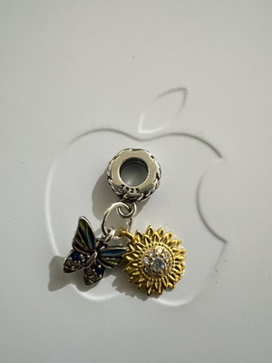 Silver 925 charm Spring new, colorful enamel and crystals