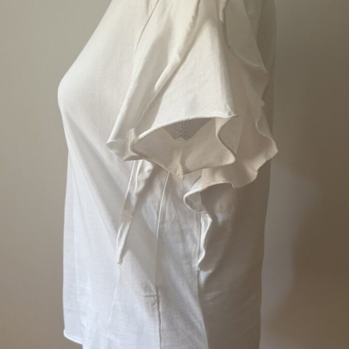T-shirt Miss Simbolo white size M like new with sleeve design