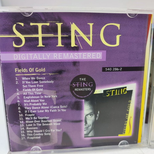 Sting Fields of Gold The Best of Sting 1984-1994 CD like new, rock