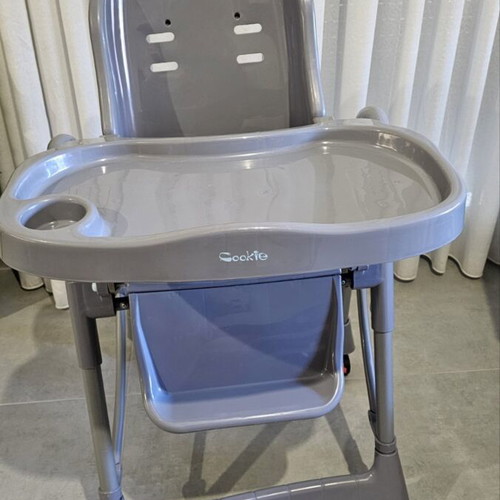 Bebe Stars Cookie baby high chair, foldable, grey
