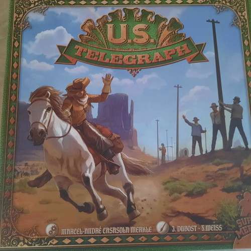 U.S Telegraph board game for 2-4 players 10+ by Super Meeple