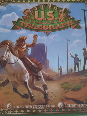 U.S Telegraph board game for 2-4 players 10+ by Super Meeple
