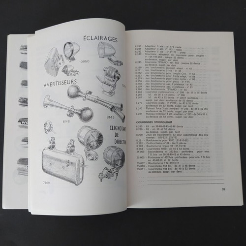 Vintage Bertin Bicycle Accessories Catalog 1979, like new