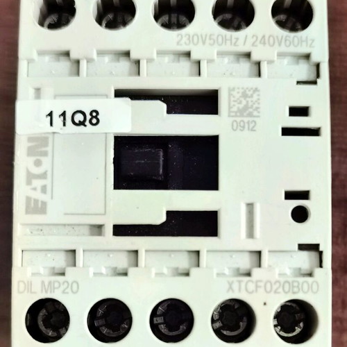 Eaton DILM contactor new, 220 V AC, 230 V DC, 3-pole, 4.5 kW, 1N/O