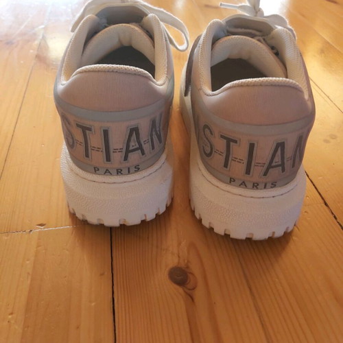 Sneakers Cristian Dior γυναικεία σαν καινούργια, άσπρα και γκρι, νούμερο 40-41