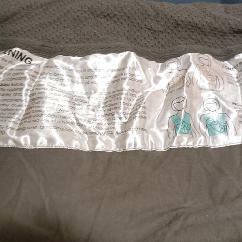 Babyk'tan Wrap Original Baby Carrier XSMALL like new