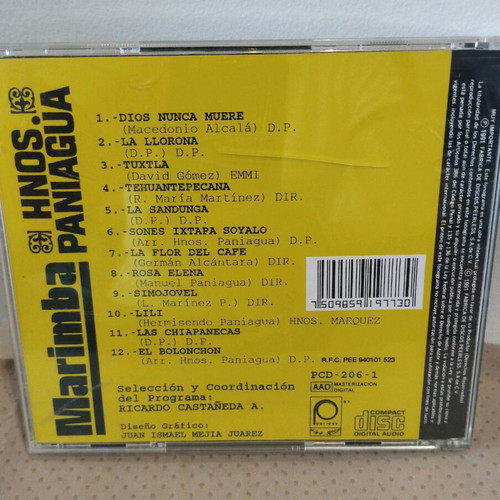 Marimba Hermanos Paniagua Marimba De Los Hnos CD like new, Latin