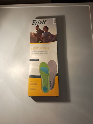 Crivit Sports Insoles new, size 44/45
