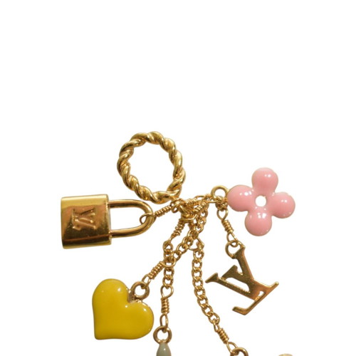 Louis Vuitton Sweet Monogram bag charm with enamel heart and flowers
