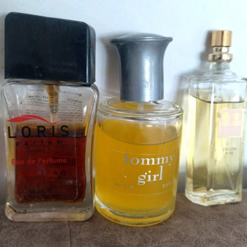 Tommy Girl, Loris, English Rose perfumes used, vintage