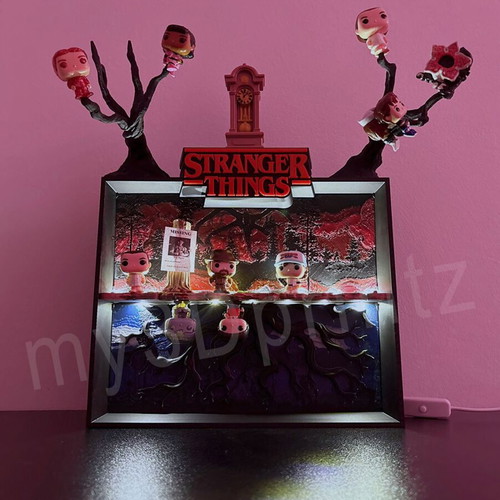 Stranger Things Funko Pop! Display Base with LED Light and On/Off Switch New